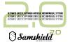 SAMSHIELD 2.0 - CASQUE D'EQUITATION MISS SHADOWMATT BLUE FLOWERS EMBROIDERY (Mousse Incluse)